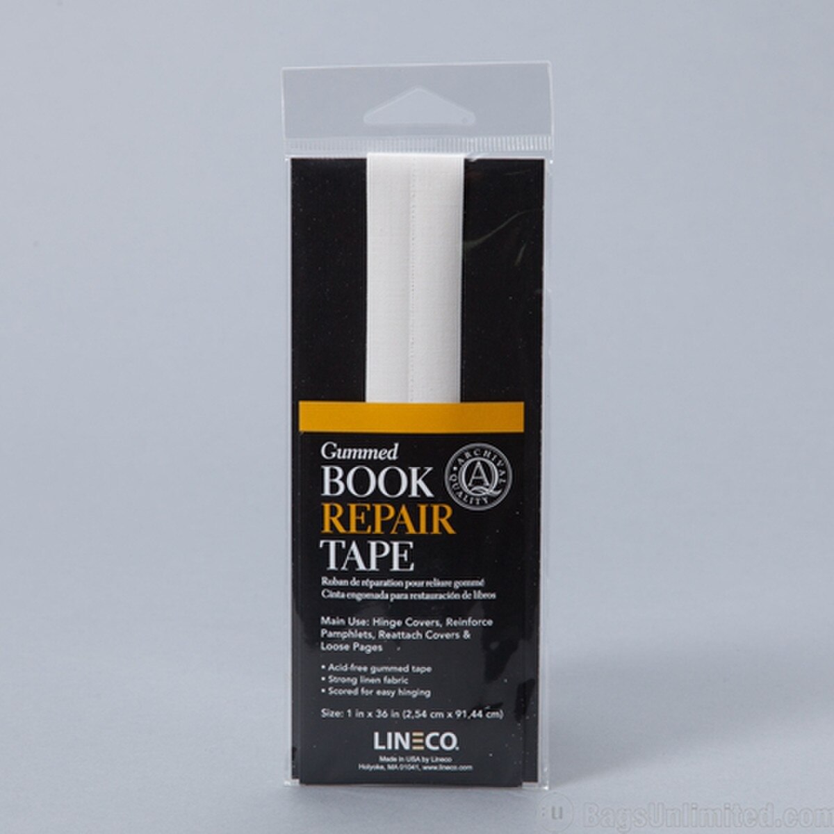 White Book Binding Repair Tape
